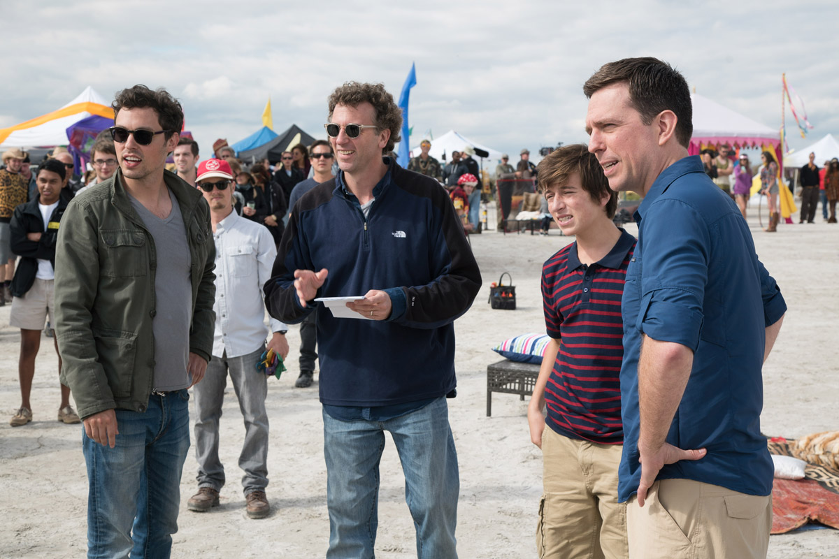 John Francis Daley, Jonathan Goldstein, Ed Helms, and Skyler Gisondo in Vacation (2015)