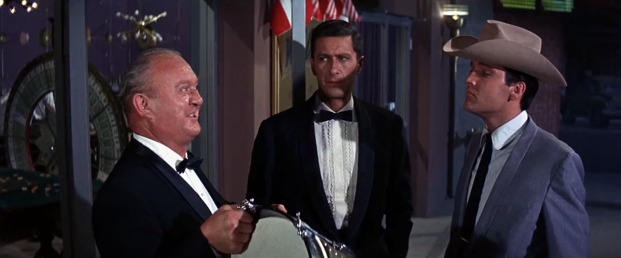 Elvis Presley, George Cisar, and Cesare Danova in Viva Las Vegas (1964)