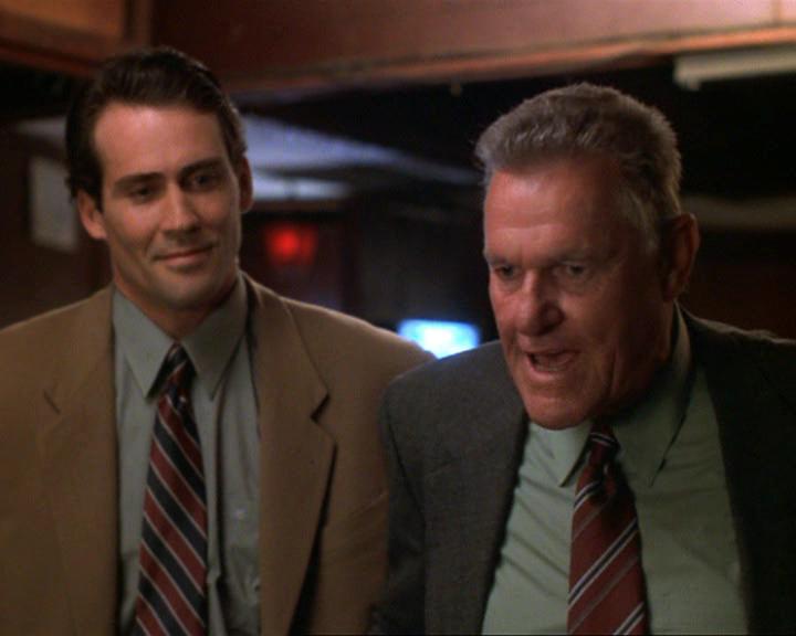 Joe Lara and Charles Napier in Very Mean Men (2000)