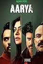 Sushmita Sen, Manish Chaudhari, Namit Das, and Sikandar Kher in Aarya (2020)