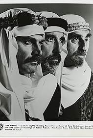 Christopher Lee, Jeff Corey, and Franco Nero in The Pirate (1978)