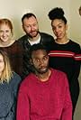 Joe Dempsie, Hannah Murray, Nathan Stewart-Jarrett, Pearl Mackie, and Kathryn Wilder in Adulting (2017)