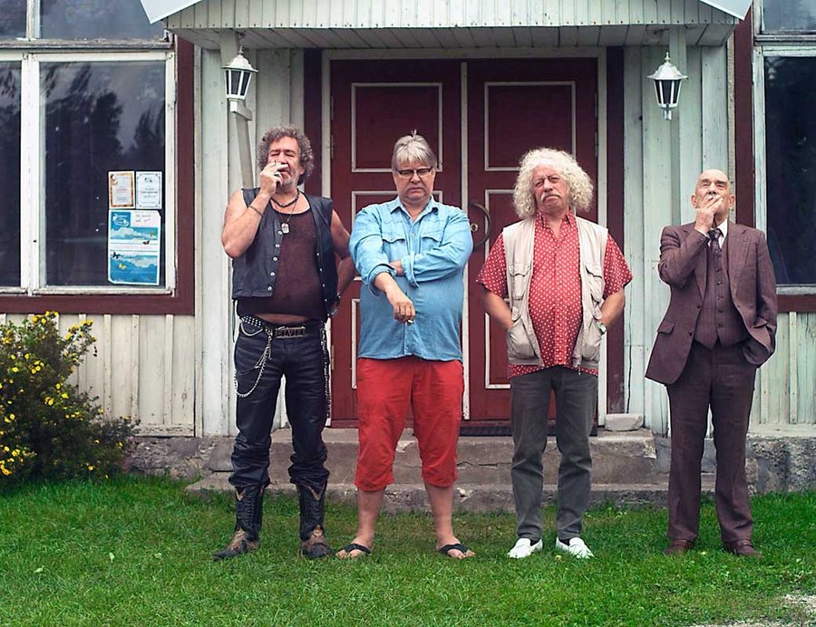 Enn Klooren, Jüri Vlassov, Guido Kangur, and Harry Kõrvits in Kormoranid ehk Nahkpükse ei pesta (2011)