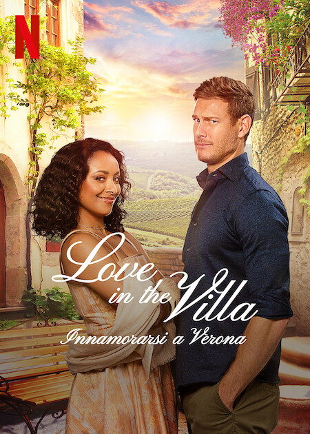 Kat Graham and Tom Hopper in Love in the Villa (2022)