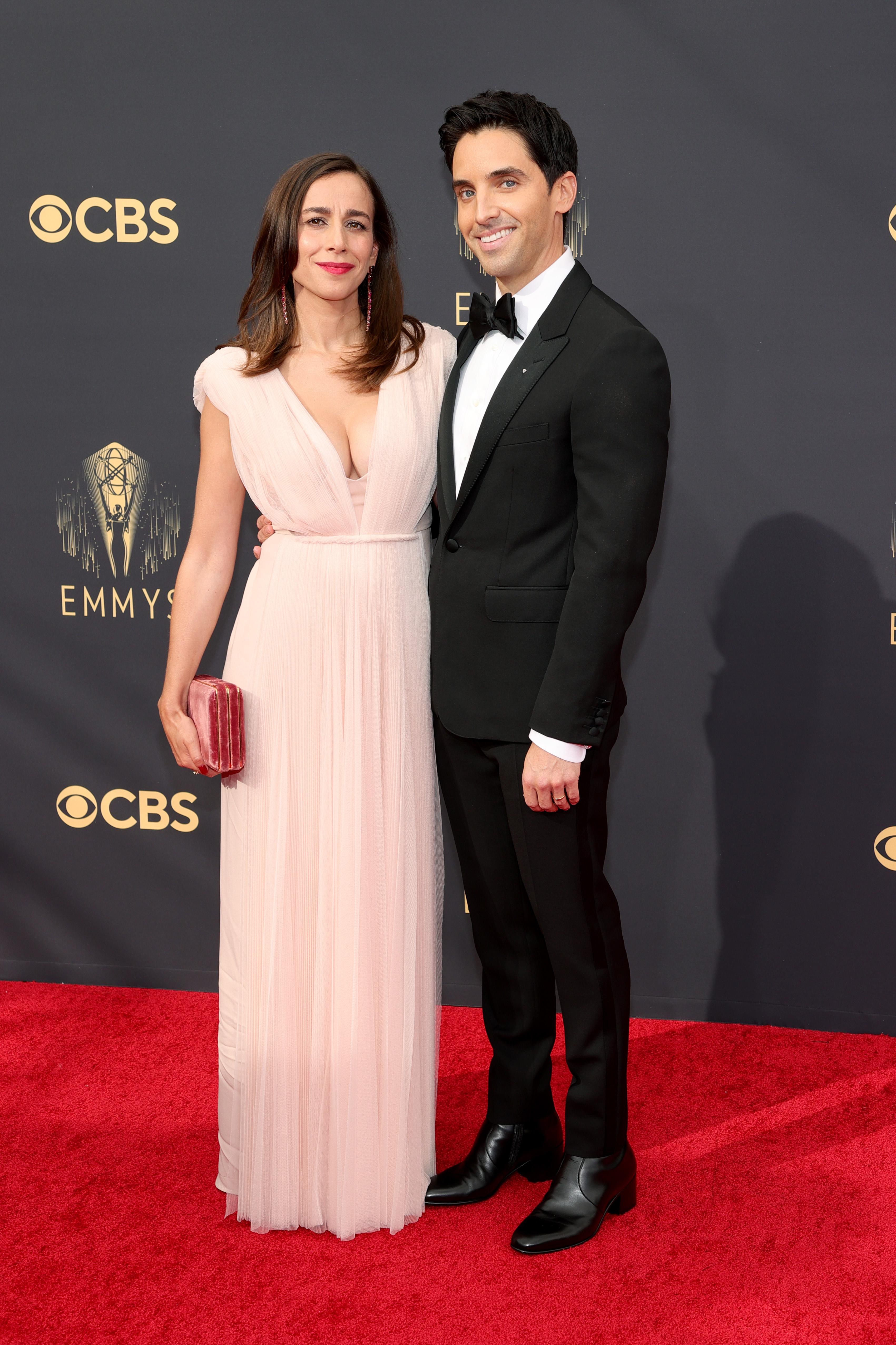 Lucia Aniello and Paul W. Downs at an event for The 73rd Primetime Emmy Awards (2021)