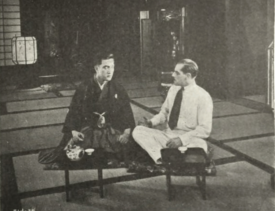 Sessue Hayakawa and Jack Holt in The Call of the East (1917)