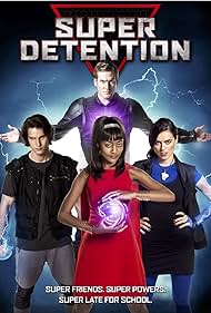 Brian Cook, Nina Kiri, Aaron Chartrand, and Mercedes Morris in Super Detention (2016)