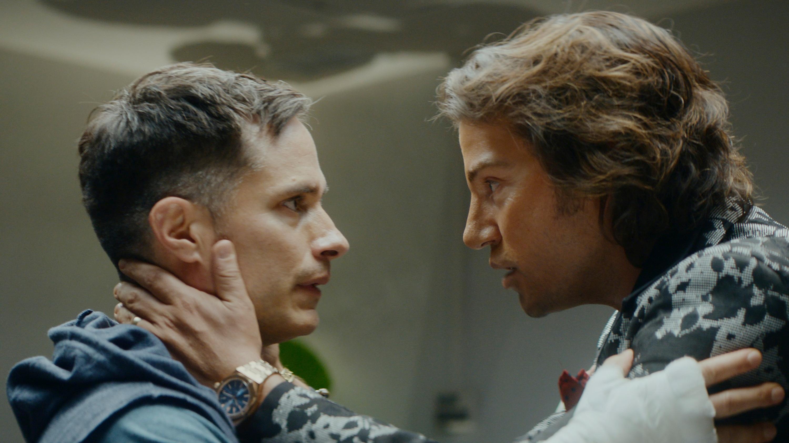 Gael García Bernal and Diego Luna in La Máquina (2024)