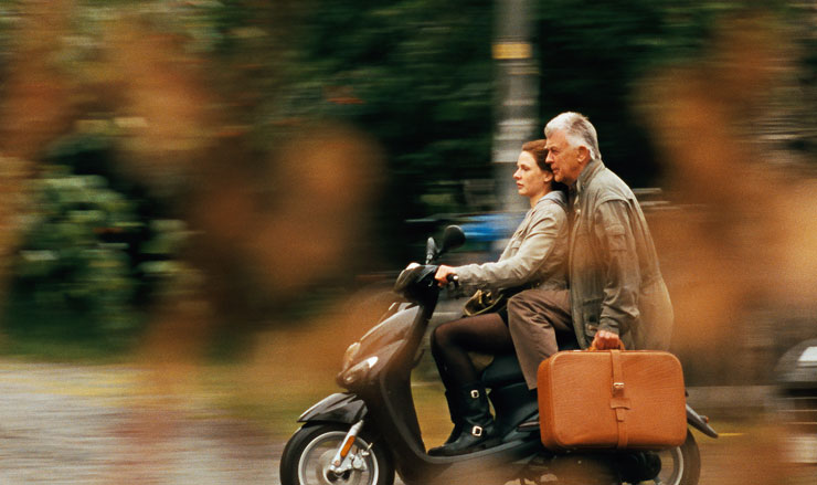 Rebecca Ferguson and Sven-Bertil Taube in A One-Way Trip to Antibes (2011)