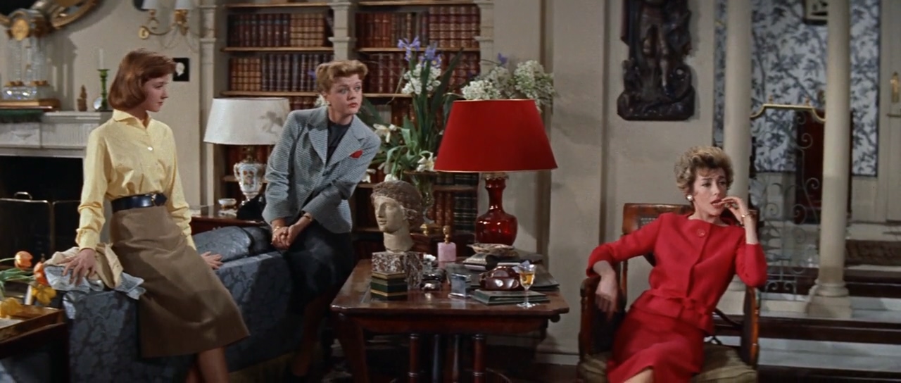 Angela Lansbury, Diane Clare, and Kay Kendall in The Reluctant Debutante (1958)