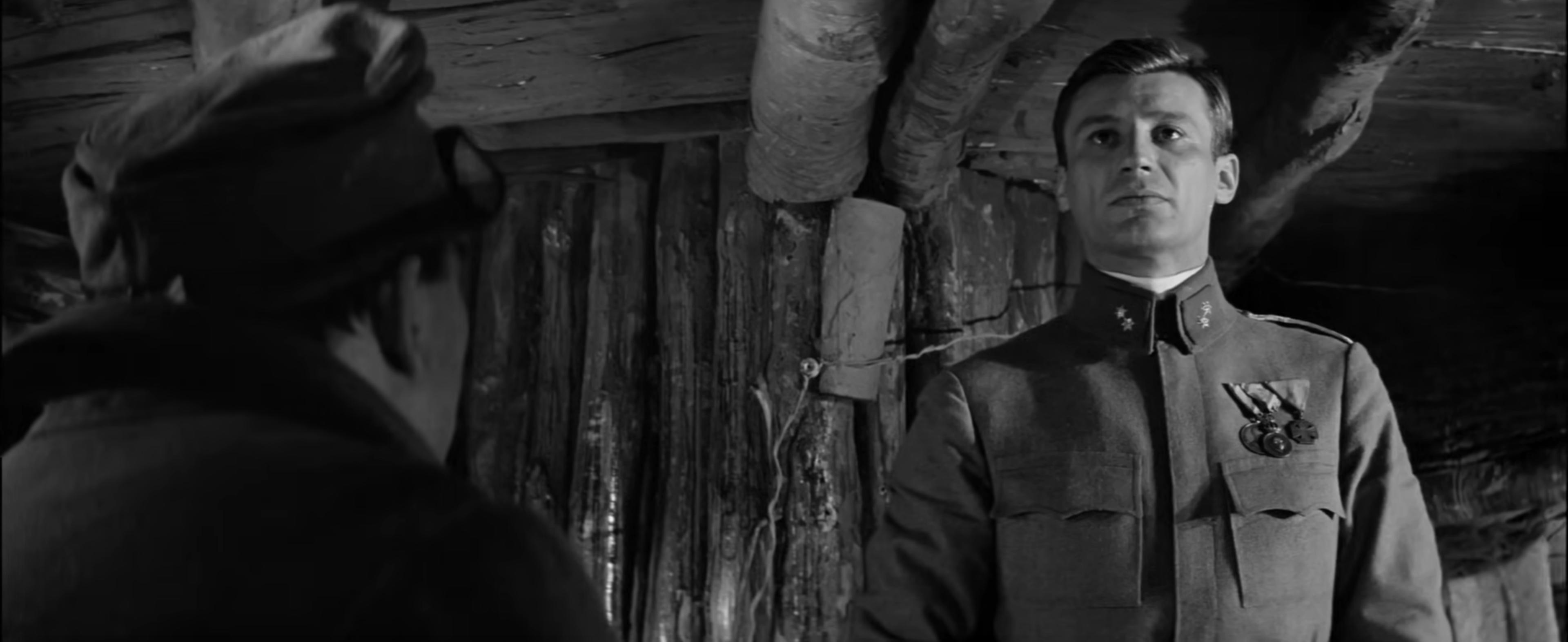 Liviu Ciulei and Victor Rebengiuc in Forest of the Hanged (1965)