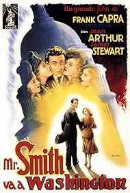 James Stewart and Jean Arthur in Mr. Smith va a Washington (1939)