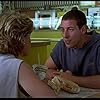 Adam Sandler and Julie Bowen in Happy Gilmore (1996)