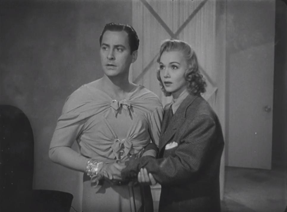 John Hubbard and Carole Landis in Turnabout (1940)