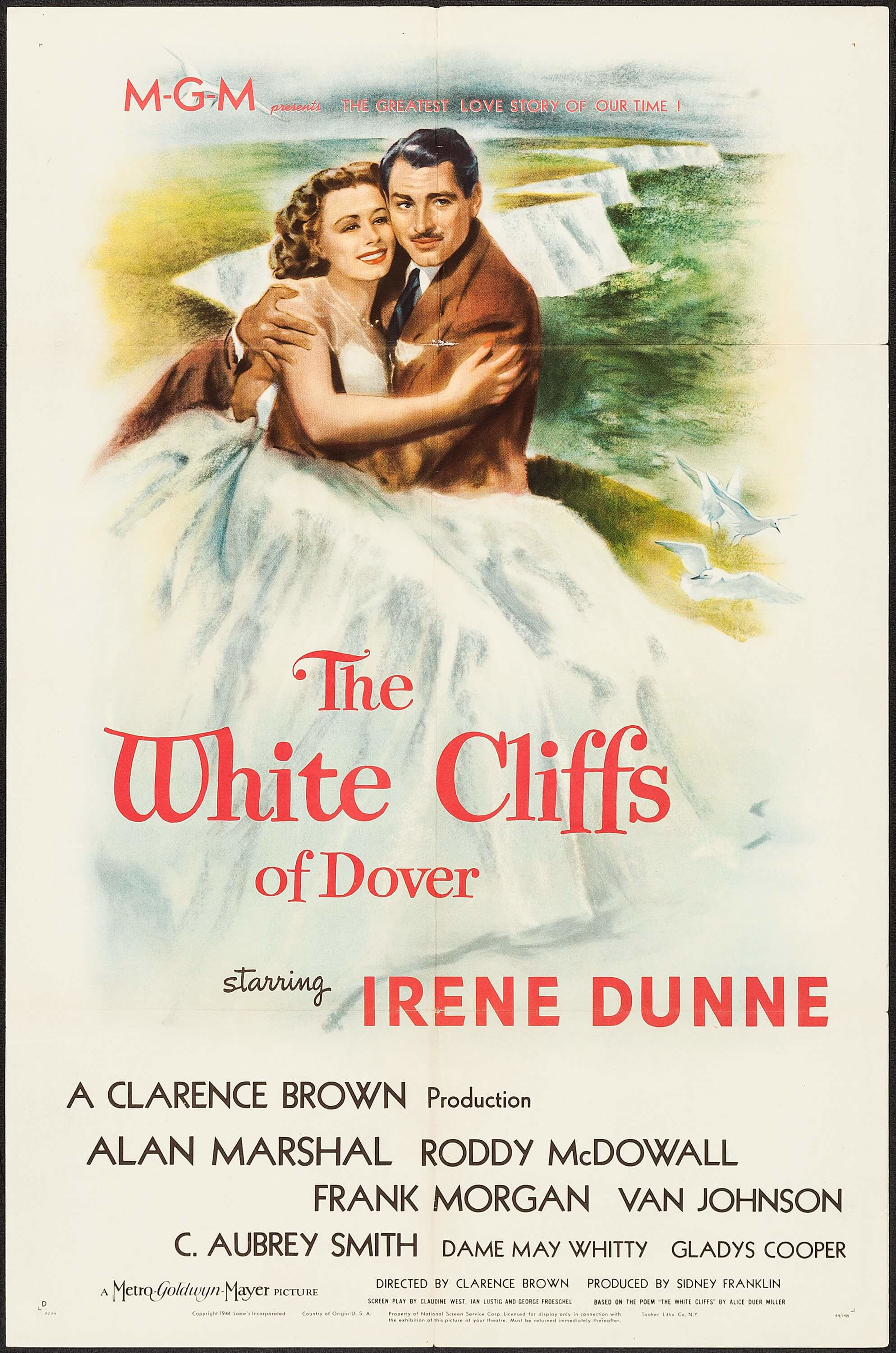 Irene Dunne and Alan Marshal in The White Cliffs of Dover (1944)