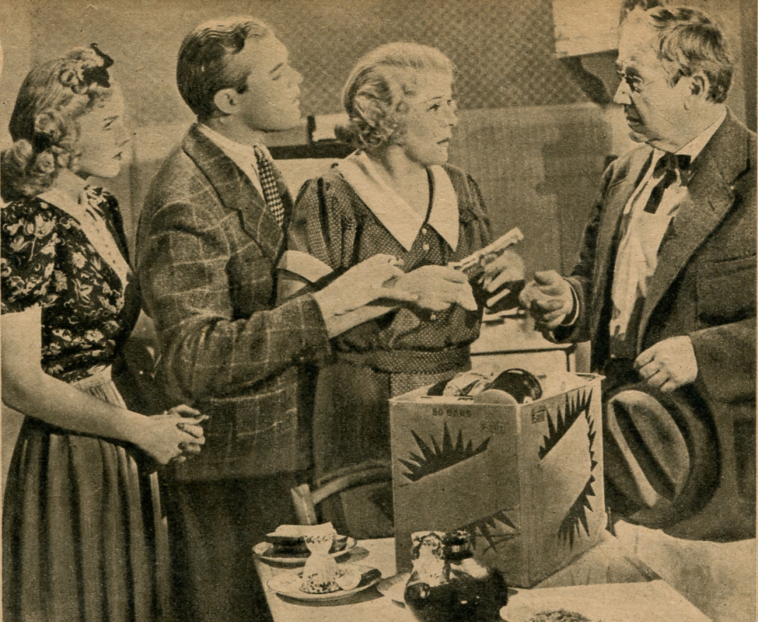 Mary Boland, Spencer Charters, John Hartley, and Joyce Mathews in Boy Trouble (1939)