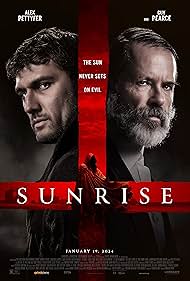 Guy Pearce and Alex Pettyfer in Sunrise (2024)