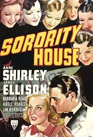 Pamela Blake, Marge Champion, Doris Davenport, James Ellison, Barbara Read, Anne Shirley, and June Storey in Sorority House (1939)