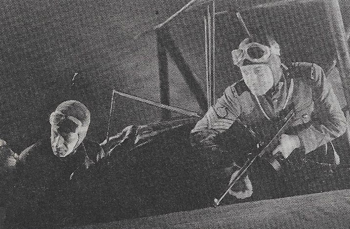 Frank Hawks and Rex Lease in The Mysterious Pilot (1937)