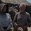 Darby Hinton, Mary Beth McDonough, and Buck Taylor in The Contested Plains (2022)