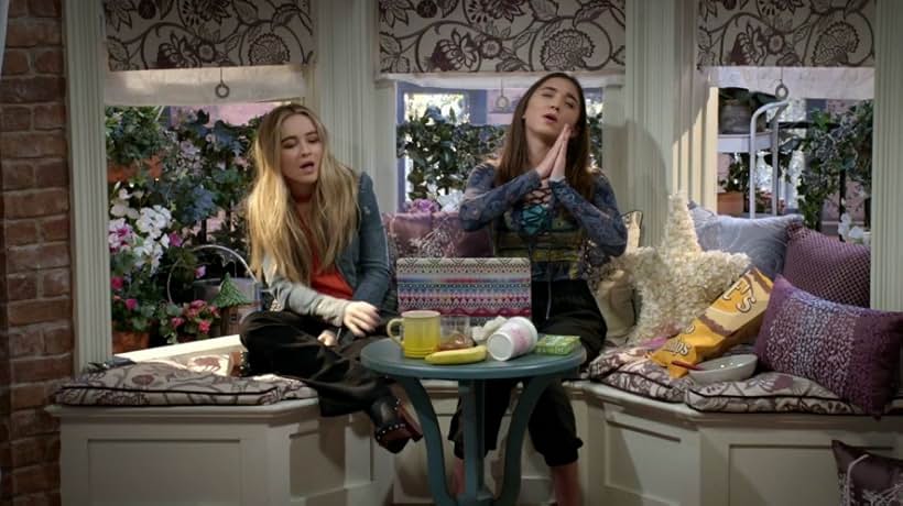 Rowan Blanchard and Sabrina Carpenter in Girl Meets World (2014)