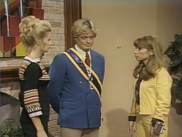 Deidre Hall, Michael Blodgett, and Judy Strangis in The Krofft Supershow (1976)