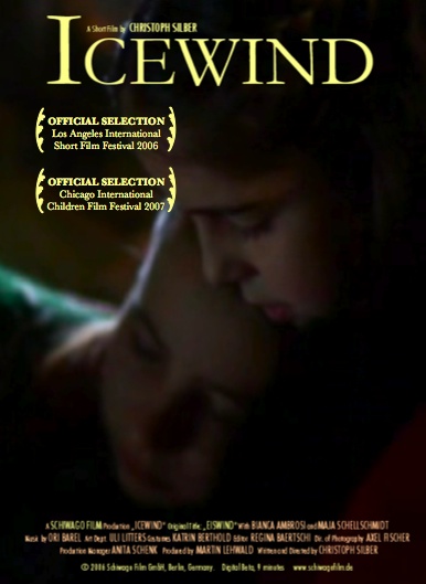 Poster for screenwriter Chris Silber's directorial debut, the short film ICEWIND.