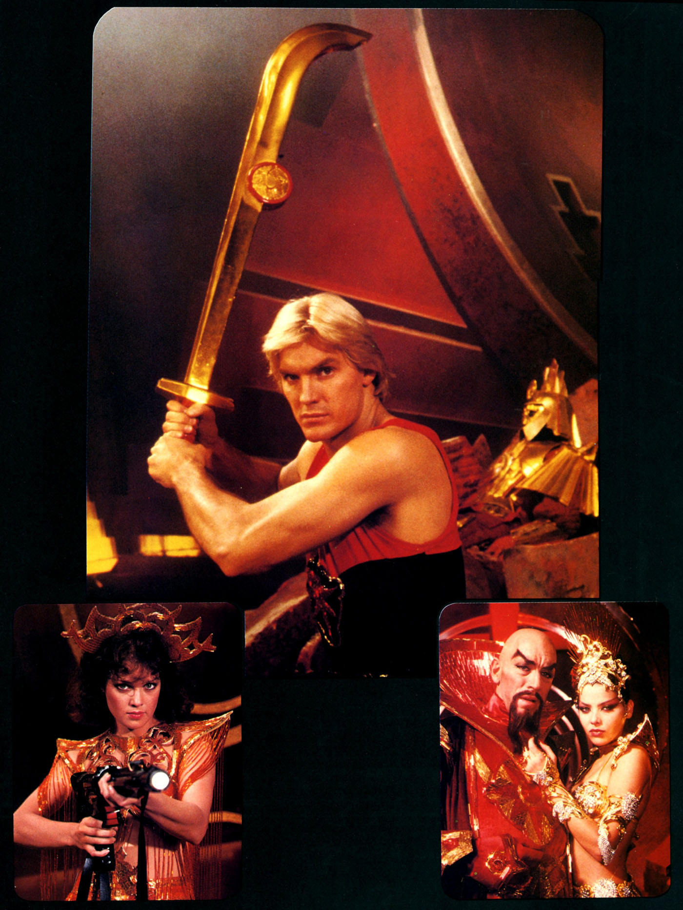 Melody Anderson, Ornella Muti, Max von Sydow, and Sam J. Jones in Flash Gordon (1980)