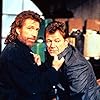 Chuck Norris and Michael Parks in The Hitman (1991)