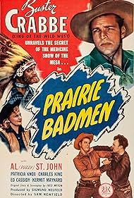 Buster Crabbe, Patricia Knox, and Al St. John in Prairie Badmen (1946)