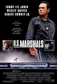 Tommy Lee Jones, Robert Downey Jr., and Wesley Snipes in U.S. Marshals (1998)