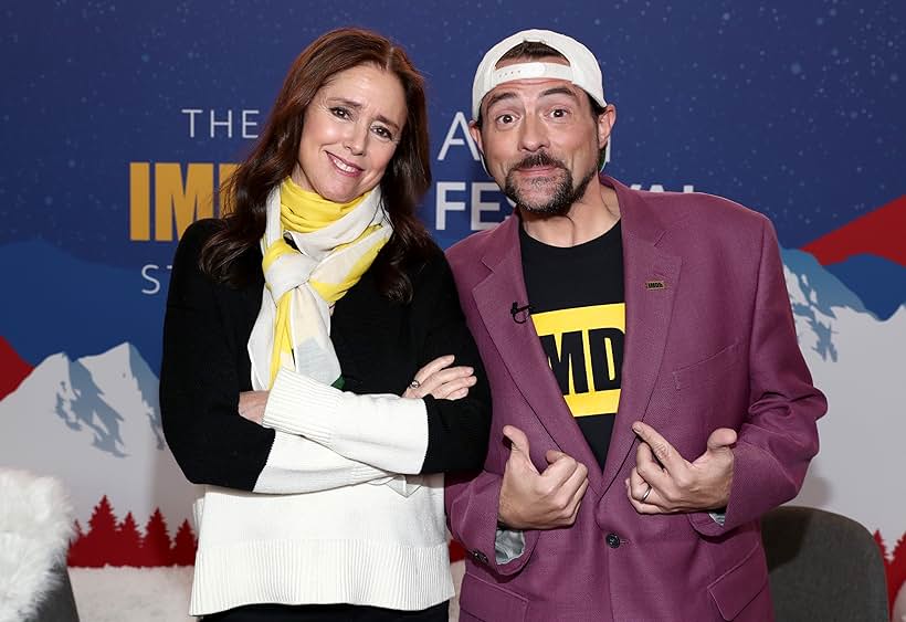 Kevin Smith and Julie Taymor at an event for The IMDb Studio at Acura Festival Village (2020)