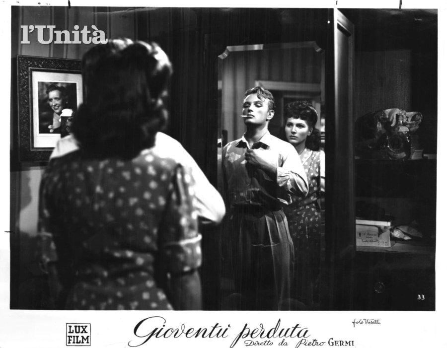 Carla Del Poggio and Jacques Sernas in Lost Youth (1948)