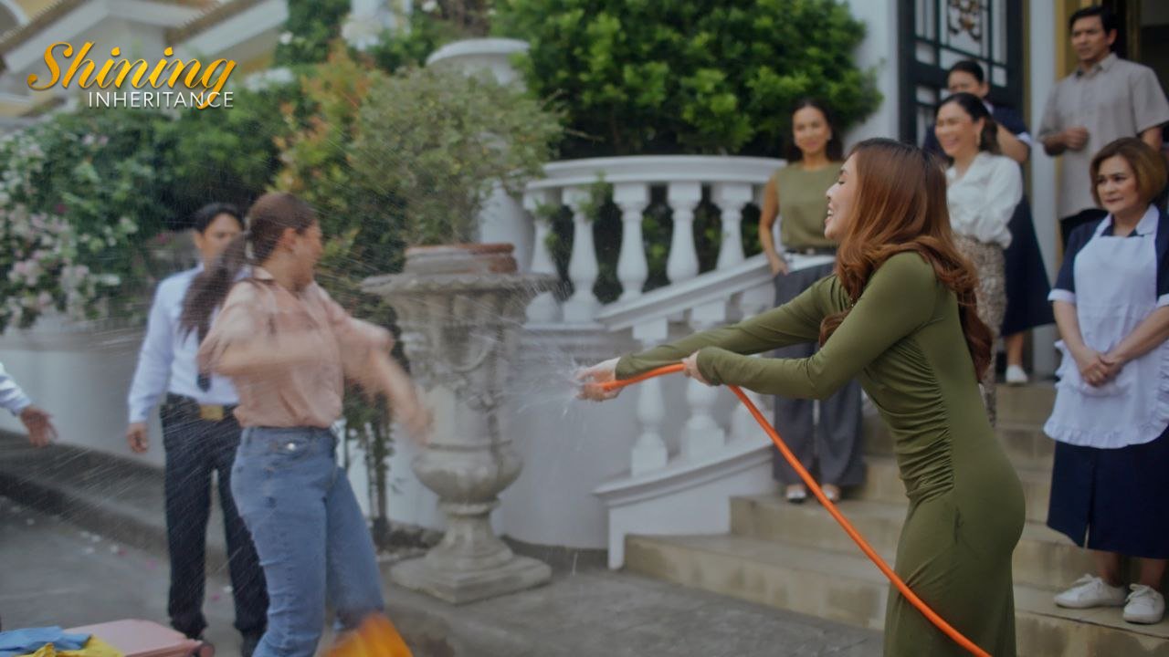 Mel Kimura, Kyline Alcantara, and Kate Valdez in Shining Inheritance (2024)