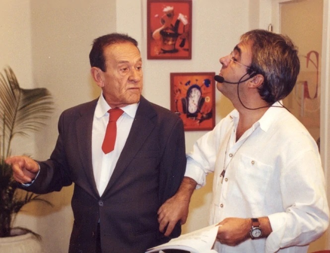 Guto Franco and Ronald Golias in Meu Cunhado (2004)