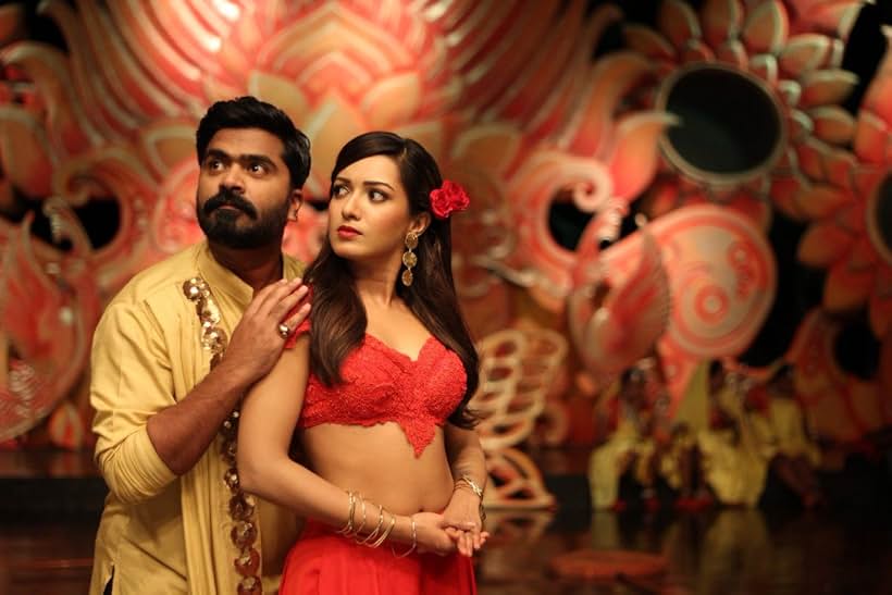 Silambarasan TR and Catherine Tresa in Vantha Rajavathaan Varuven (2019)