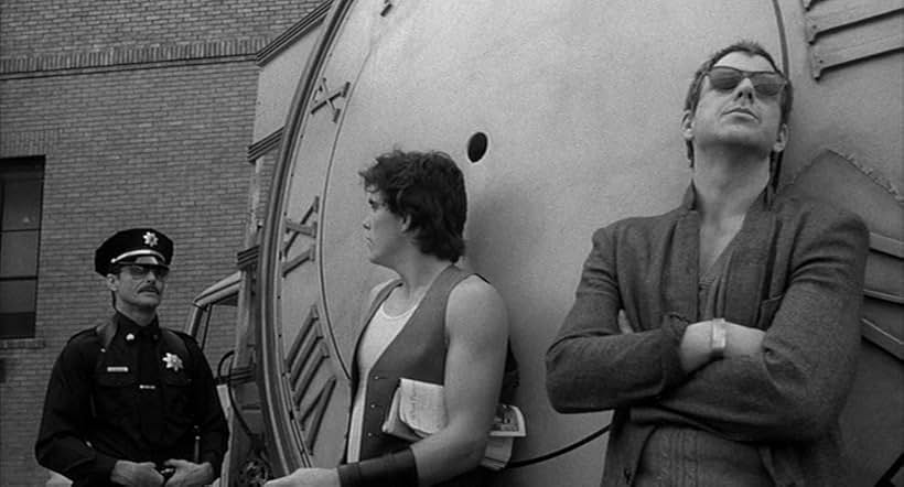 Matt Dillon, Mickey Rourke, and William Smith in Rumble Fish (1983)