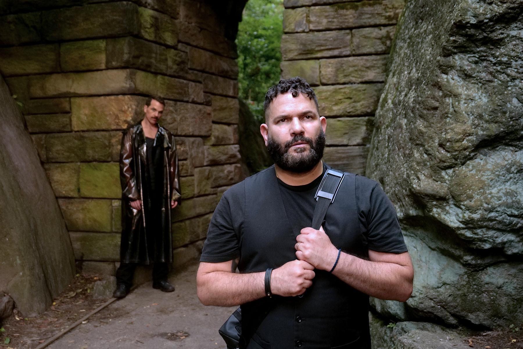 Guillermo Diaz and Justin Ivan Brown in You Can't Stay Here (2023)