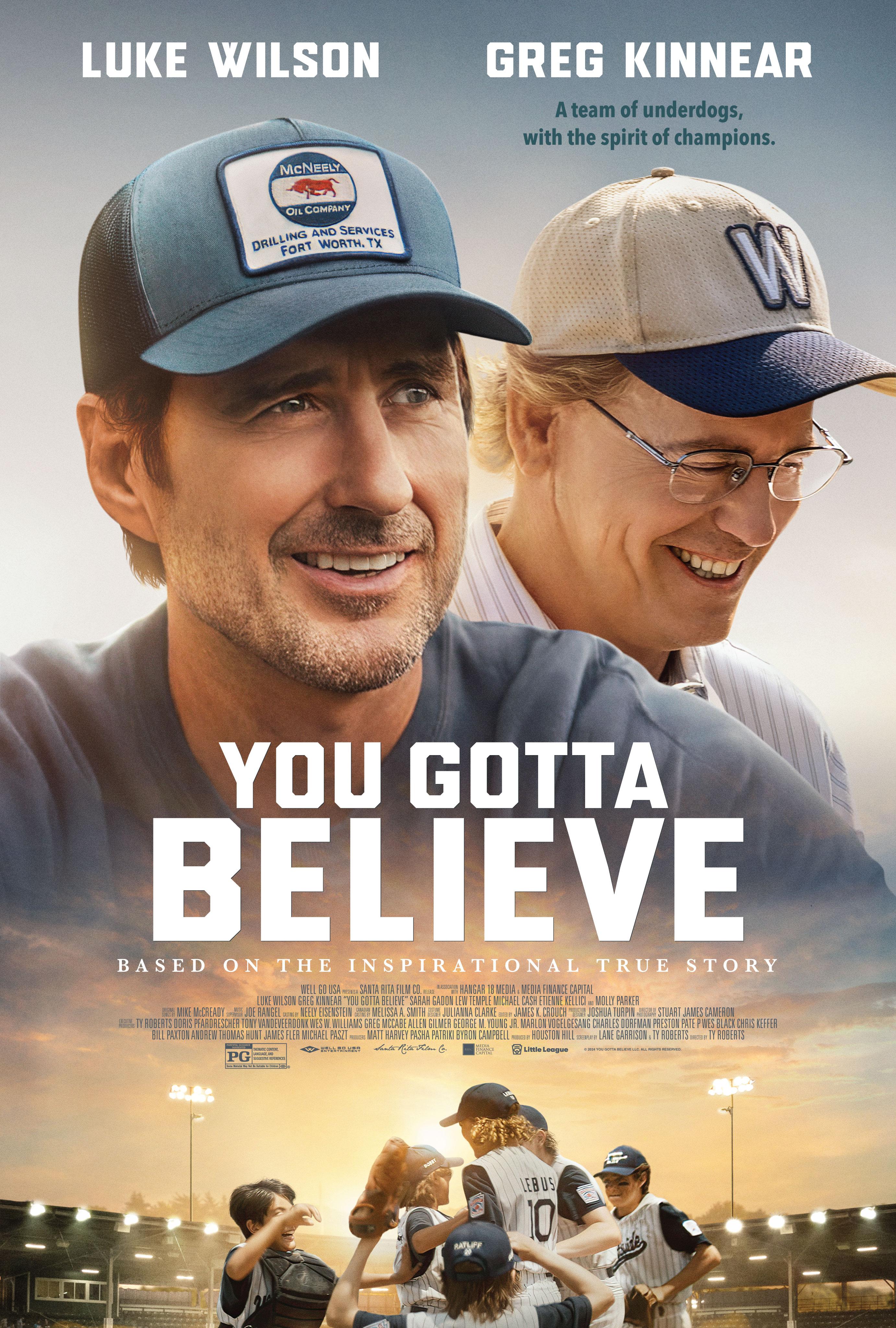 Greg Kinnear and Luke Wilson in You Gotta Believe (2024)