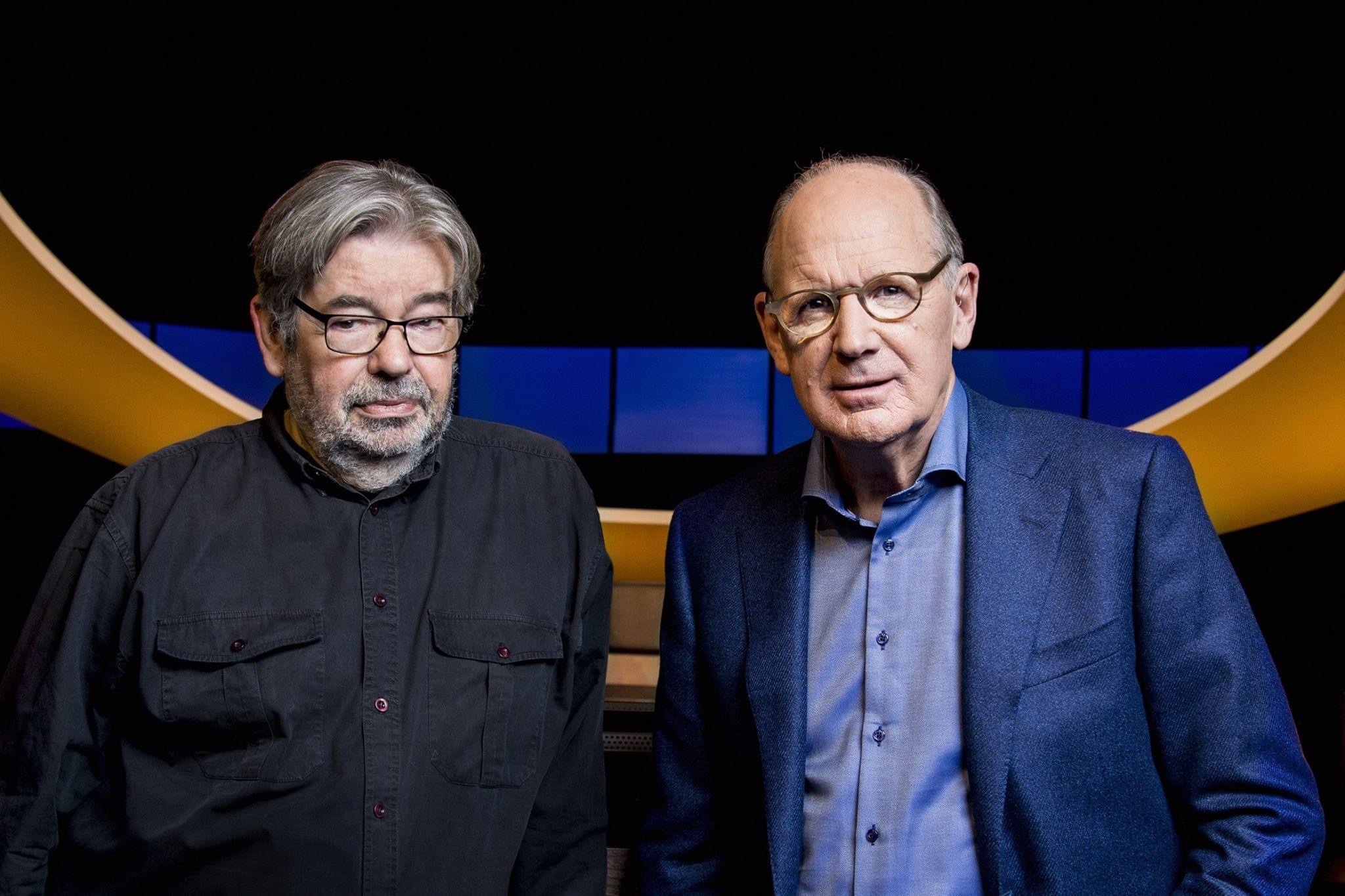 Philip Freriks and Maarten van Rossem in De slimste mens ter wereld (2012)