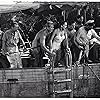 Julie Adams, Richard Carlson, Richard Denning, Antonio Moreno, and Nestor Paiva in Creature from the Black Lagoon (1954)