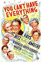 Don Ameche, Alice Faye, Gypsy Rose Lee, Tony Martin, Al Ritz, Harry Ritz, Jimmy Ritz, Arthur Treacher, Charles Winninger, and The Ritz Brothers in You Can't Have Everything (1937)