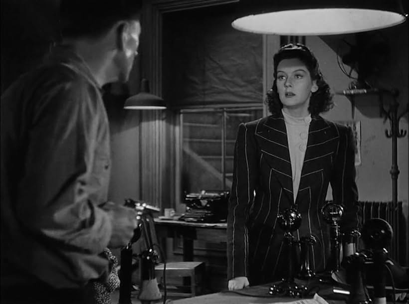 Cary Grant and Frank Jenks in His Girl Friday (1940)