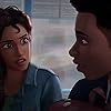 Luna Lauren Velez and Shameik Moore in Spider-Man: Across the Spider-Verse (2023)