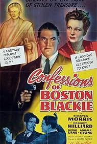 Harriet Nelson, Kenneth MacDonald, and Chester Morris in Confessions of Boston Blackie (1941)