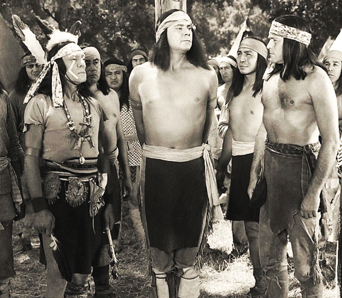 Alan Curtis, Russell Hayden, and Ted Hecht in Apache Chief (1949)