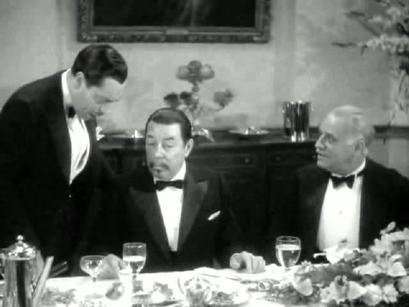 Harold Huber, Warner Oland, and Charles Williams in Charlie Chan on Broadway (1937)