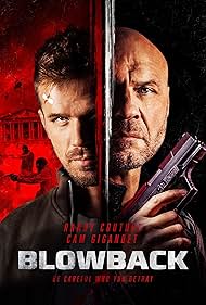 Randy Couture and Cam Gigandet in Blowback (2022)