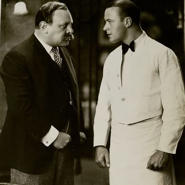 Emil Jannings and Jack Luden in Sins of the Fathers (1928)