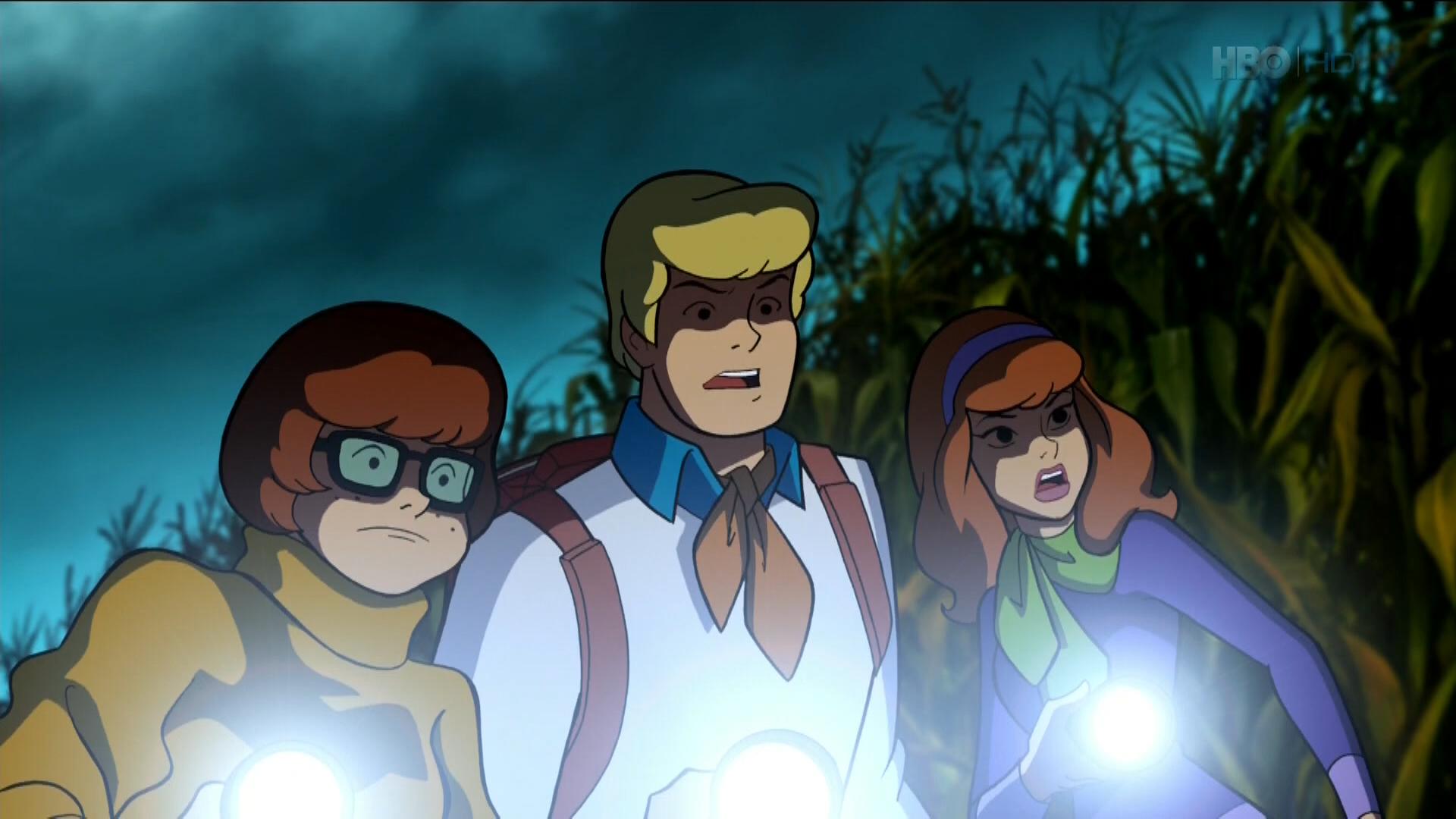 Mindy Cohn, Grey Griffin, and Frank Welker in Scooby-Doo! and the Spooky Scarecrow (2013)